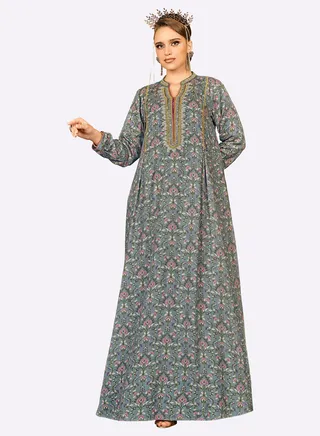 Sara Floral and Vine Jalabiya 