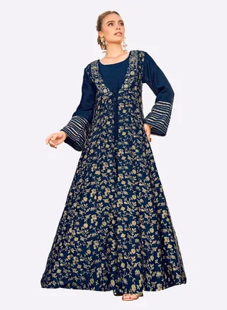 Sara Floral Print Jalabiya 