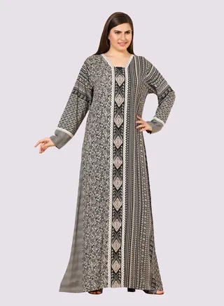 Sara Floral Print Jalabiya 