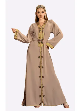 Sara Bejeweled Flora Jalabiya 