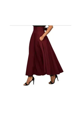 New Women's Half Skirt Solid Color Binding Ankle-length Corset Skirt 