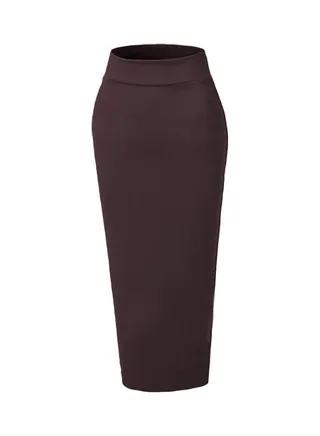 Bottoms Long Pencil Skirt Coffee 