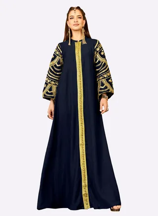 Sara Vintage Print Jalabiya 