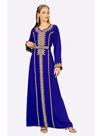 Sara Ethnic Cord Jalabiya 