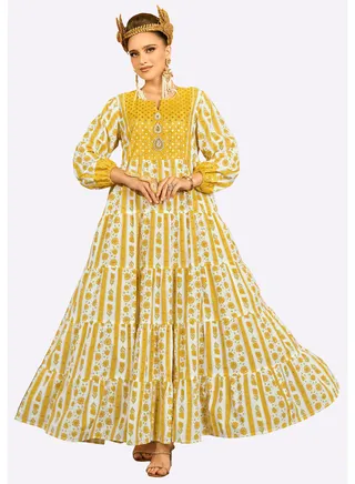 Sara Floral Awning Print Jalabiya 