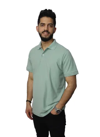 Casual Polo T-Shirt Cotton - Mint 