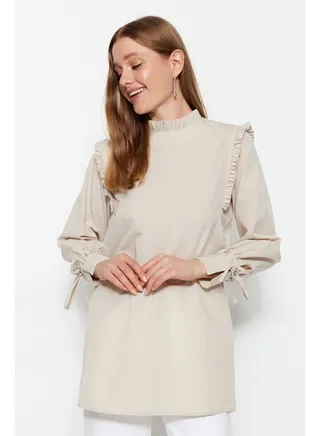 Woman Modest Tunic Stone 