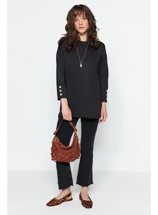 Woman Modest Tunic Black 