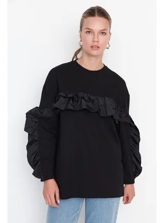 Woman Modest Tunic Black 