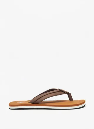 Men's Logo Print Flip Flops