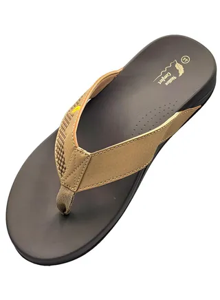 Flip Flops for Men - Comfortable and Light Weight Slippers -PU Leather Sandals for Indoor/Outdoor/Beach- 