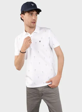 Pique Printed Polo