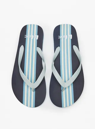 Men's Striped Flip Flops 
