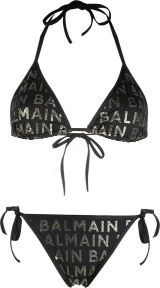 BALMAIN- Logo Triangle Bikini