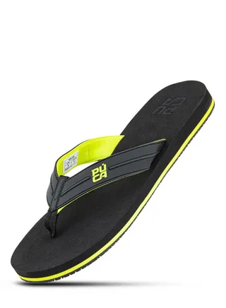 Puca Men Slippers for Comfortable walk | Soft and light weight Slippers | Grab Black 