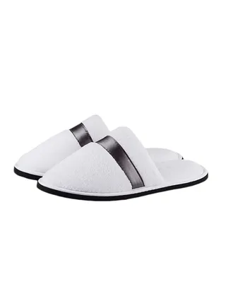 Non-Slip Flat Slides White 