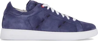 Contrasting-Stitch Low-Top Sneakers