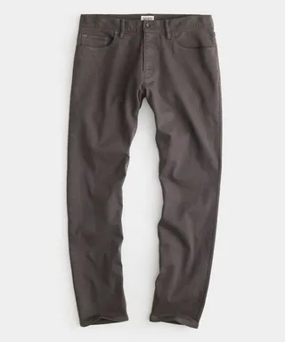 Straight Fit 5-Pocket Chino In Dark Granite