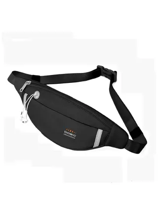 Fanny Packs for Women Fashionable Crossbody Bags Belt bags Multi-color Waterproof Waist Bag Plus Size Fanny Pack for Men with Headphone Jack for Running Fit All Phones Black 