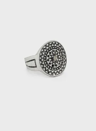 Embossed Signet Ring