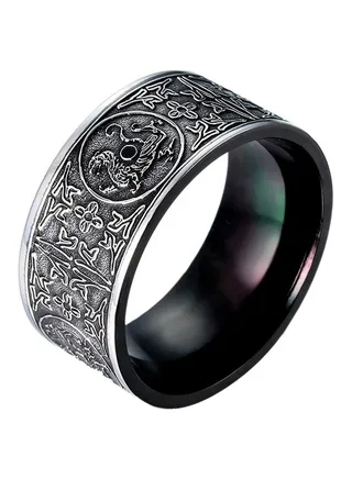 Titanium Steel Retro Ring 