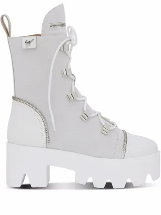 Juliett platform lace-up boots