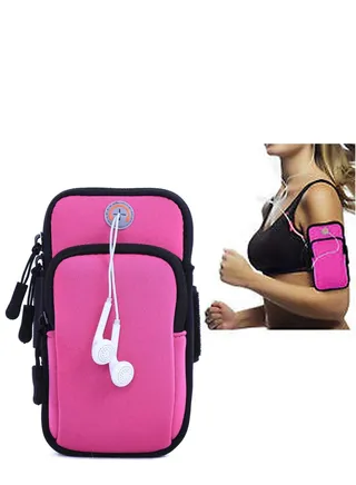 Running Armband Phone Holder Bag Arm Band For Bag, Multi Cell Pouch Up To 6" 