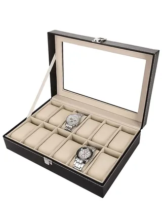 Watch Organizer with 12 Slots Organizer for Watch Boxes 
