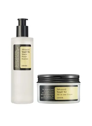 COSRX Combo Advance Snail 92 All In One Cream 100g+ Advanced Snail 96 Mucin Power Essence 100ml 