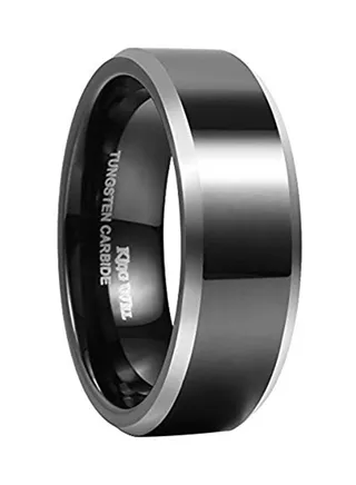 Tungsten Carbide Classic High Polished Wedding Band Ring 