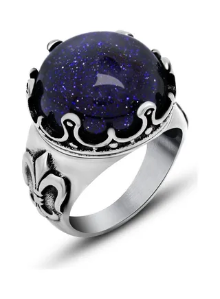 Round Shape San Stone Detail Ring 