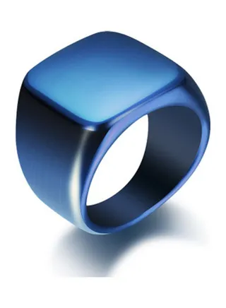 Square Shape Polish Surface Ring 