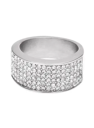 Platium Stone Studded Ring 
