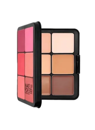 HD SKIN FACE ESSENTIALS PALETTE FOUNDATION AND BLUSH CREAM PALETTE 