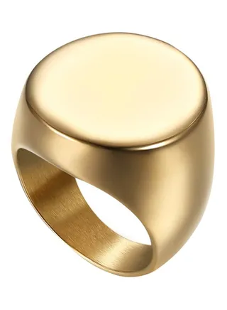 Titanium Signet Ring 