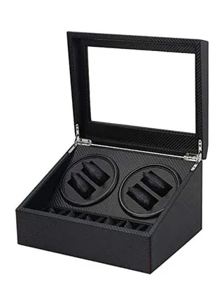 10-Slots Wooden Automatic Watch Winder Storage Case 