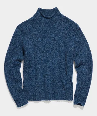 Roll Neck Sweater in Deep Royal