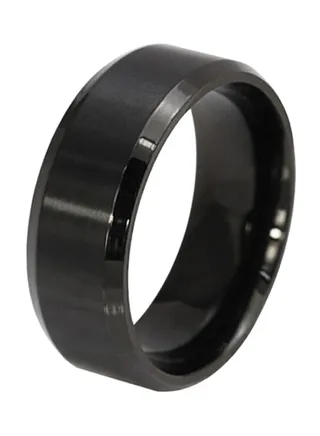 Titanium Steel Polished Band Ring 