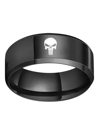 Punk Mohawk Skull Ring 