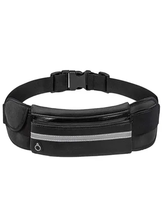 Running Pouch Belt Waist Pack Bag, Adustable Workout Gym f anny Pack, Bounce Free Jogging Pocket Belt with Large Capacity, Perfect for Running Walking Cycling Outdoor exercise 