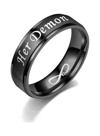 Her Demon Printed Ring 