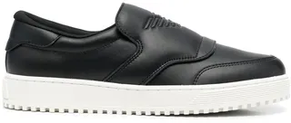 Embossed-Logo Slip-On Sneakers