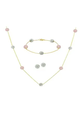 4-Piece 18 Karat Gold Jewellery Set 