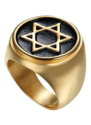Titanium Signet Ring 