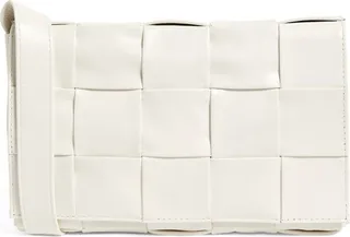Bottega Veneta Leather Intreccio Cassette Cross-Body Bag