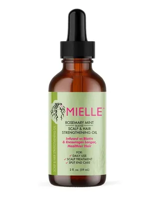 Rosemary Mint Scalp & Hair Strengthening Oil 2 oz 