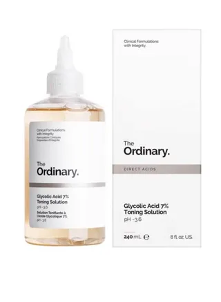 Glycolic Acid 7 Percent Toning Solution Clear 240ml 