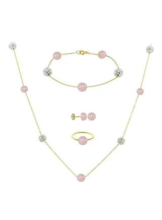 5-Piece 18 Karat Gold Jewellery Set 