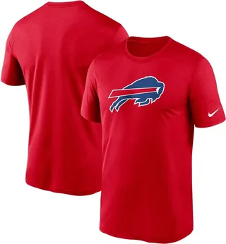 Men's Nike Red Buffalo Bills Logo Essential Legend Performance T-shirt