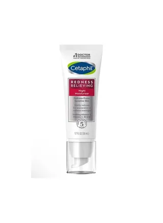 Cetaphil Night Moisturizer to relieve redness 